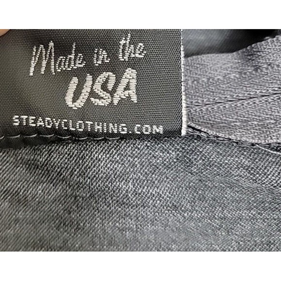 Rocksteady Gray Charcoal Pinup Vintage Inspired Dress Size Medium Made In USA - Picture 5 of 12